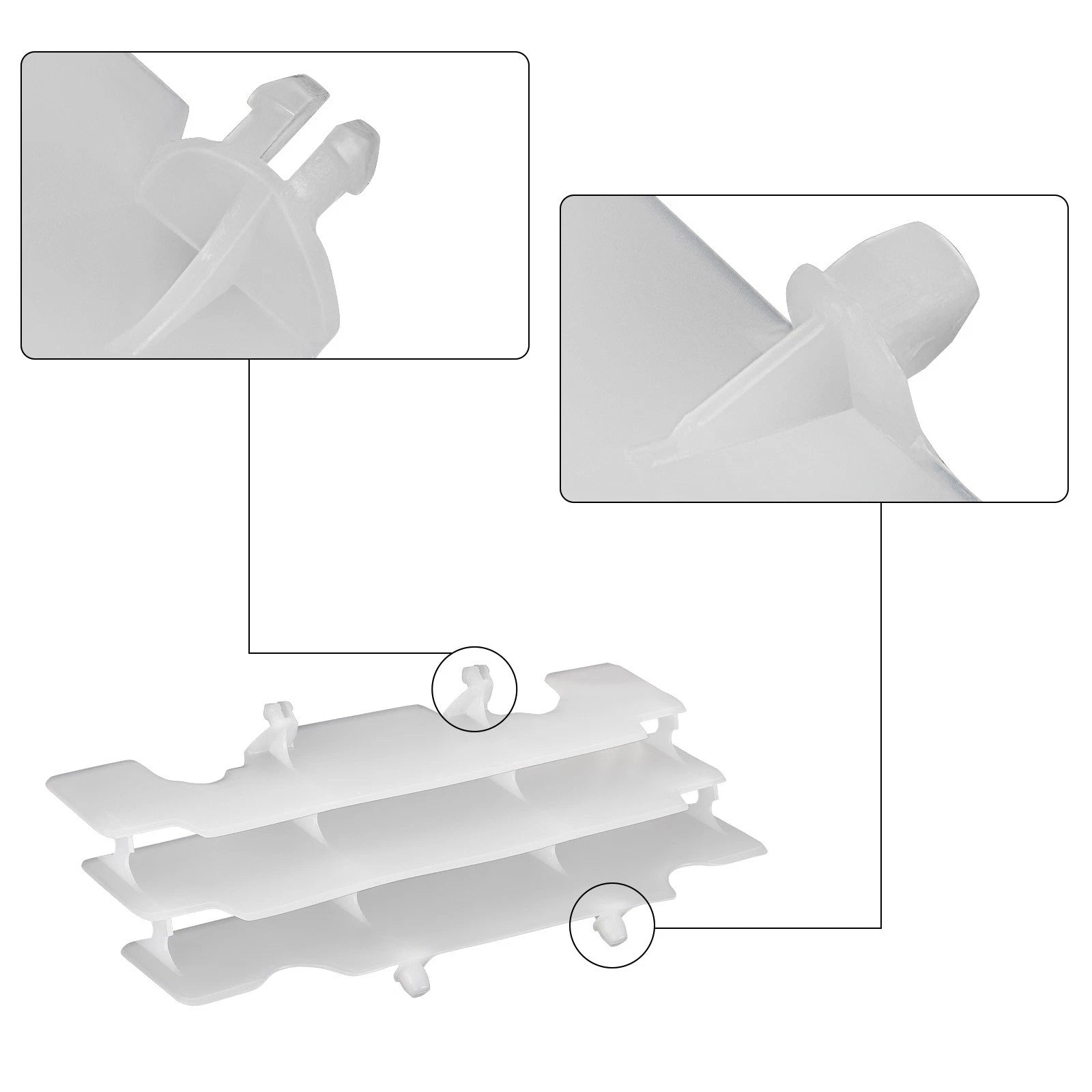 Radiator Louver Guard for Honda CR125R (1992–1997)
