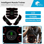 Wireless EMS Muscle Stimulator for Abdominal Trainer (Fitness)