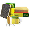 Mann Oil Air Carbon Cabin Fuel Filter Service Kit for Audi A4 Quattro (2001–2008)