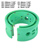 2X Green Coil Spring Rubber Buffer for Ford, Chevy (Universal A Type)