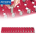 Thread Checker Gauge for Inch and Metric Screws (28 Identifiers)