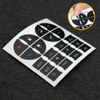Dual Climate Control Button Decal Kit for GMC Chevy Buick 