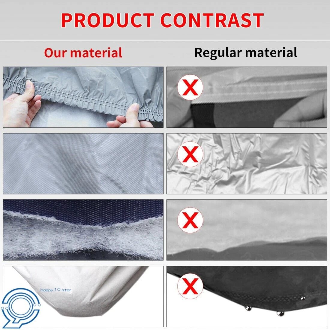 Full Car Cover for SUV (Outdoor Waterproof All Weather Protection)