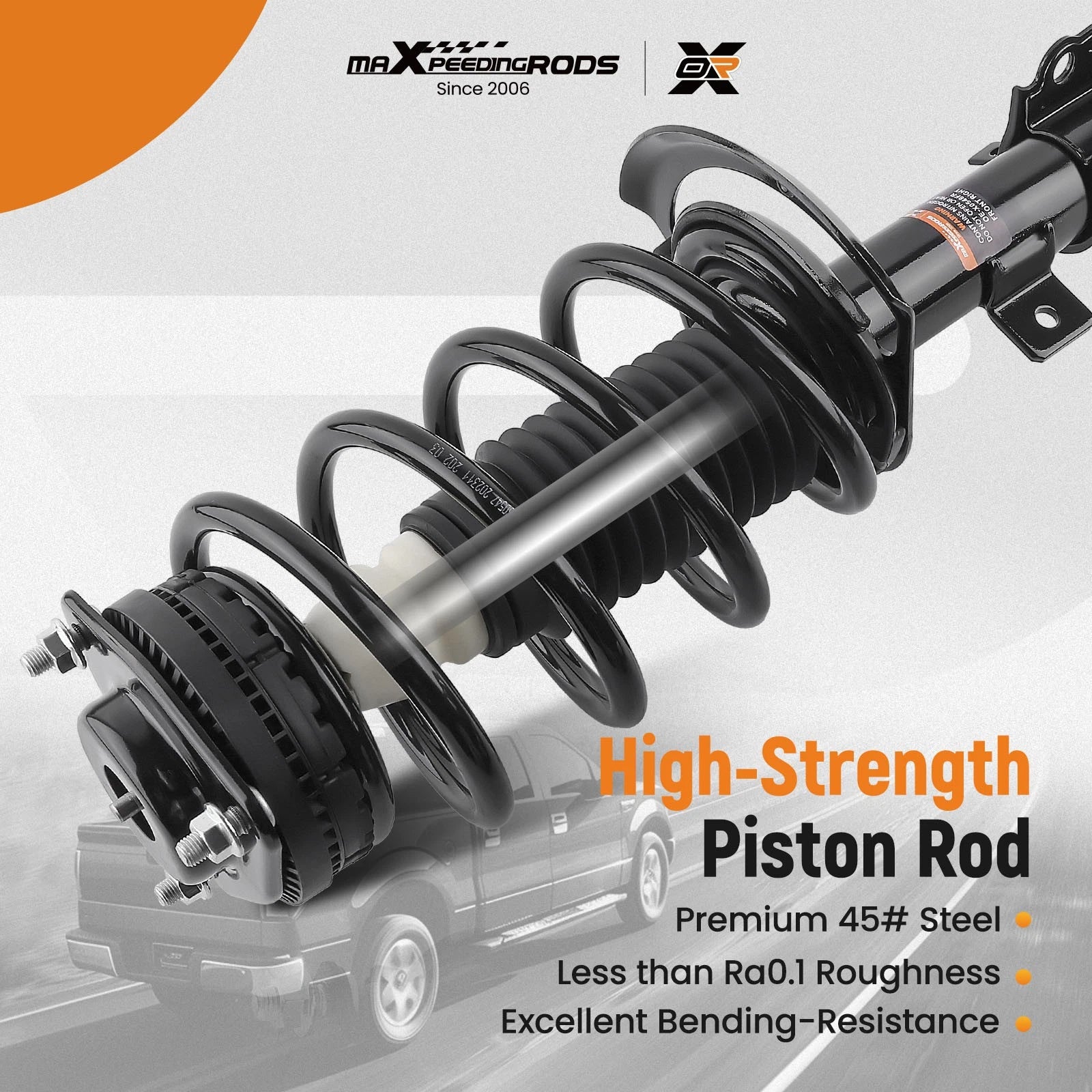 2X Front Strut Coil Spring Assembly for Chrysler 200 (2011–2014), Sebring (2007–2010)