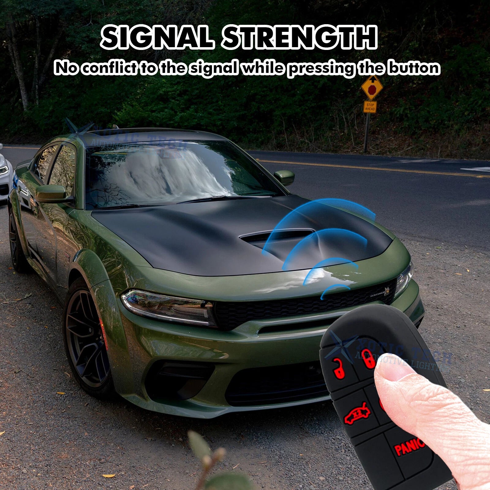 Silicone Remote Key Fob Shell Cover for Jeep Chrysler Dodge (2014-2025)
