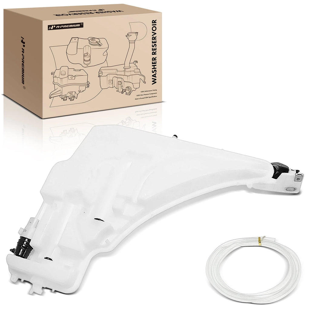 Windshield Washer Reservoir with Pump, Cap & Sensor for BMW 320i (2014-2018)