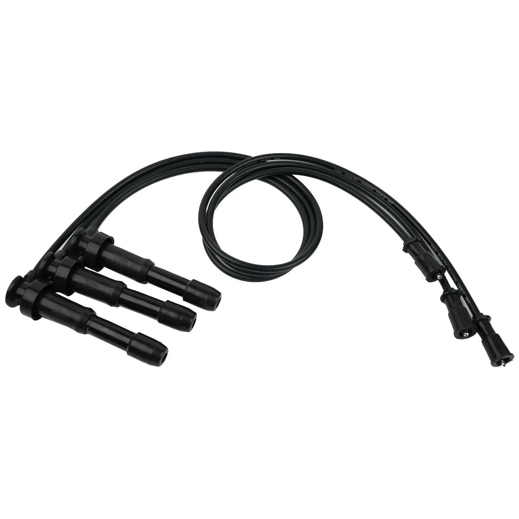 Set of 6 Spark Plugs + 3 Wires for Kia Sedona (2002–2005), XG300, XG350