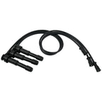 Set of 6 Spark Plugs + 3 Wires for Kia Sedona (2002–2005), XG300, XG350