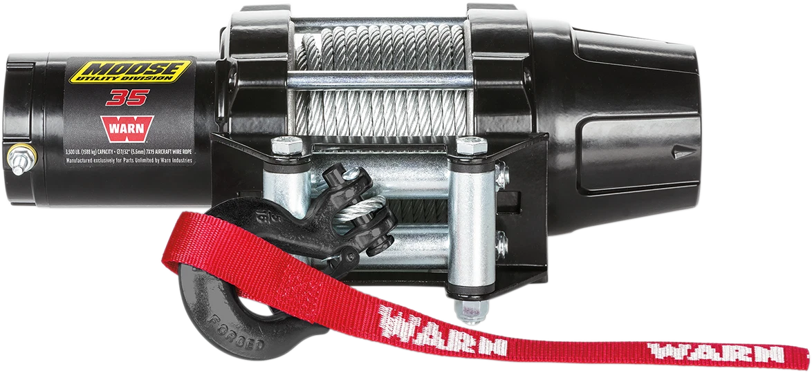 3500 lb Winch with Synthetic Rope for Moose Offroad (2010–2023)