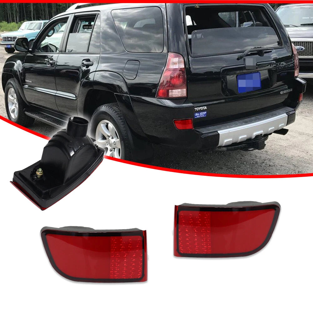 Pair Rear Bumper Reflector Lights for Toyota 4Runner (2003–2005)