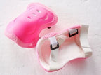 Set of 4 Kids Cycling Safety Gear Pads for Roller Ski Skate (Knee Elbow Wrist)