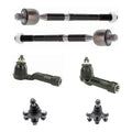 Set of 4 Mevotech Supreme Inner Outer Tie Rods & Lower Ball Joints for Kia Forte (2010–2018)