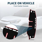 Dashboard Cover Mat for Toyota Raize A200A (2020–2023) Black Red Set