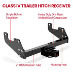 Heavy Duty Trailer Hitch Receiver for Ford F150 (2015–2026)