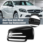 Right Mirror Cover Cap Gloss Black for Mercedes Benz A Class B Class C Class (2013–2020)