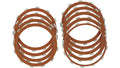 Set of 4 Clutch Friction Plates for Harley Big Twin (1998–2017)