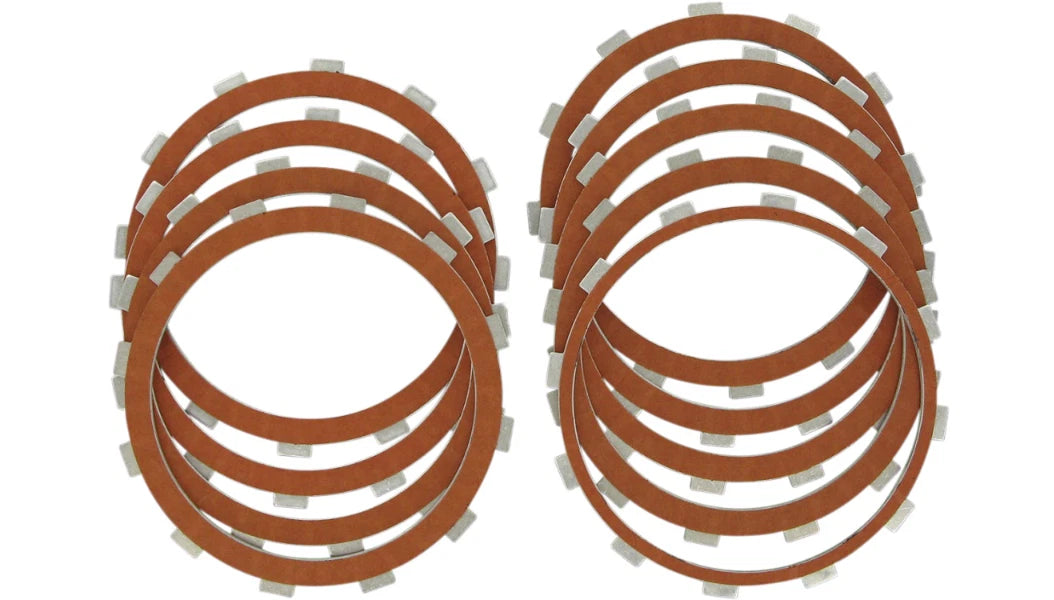 Set of 4 Clutch Friction Plates for Harley Big Twin (1998–2017)
