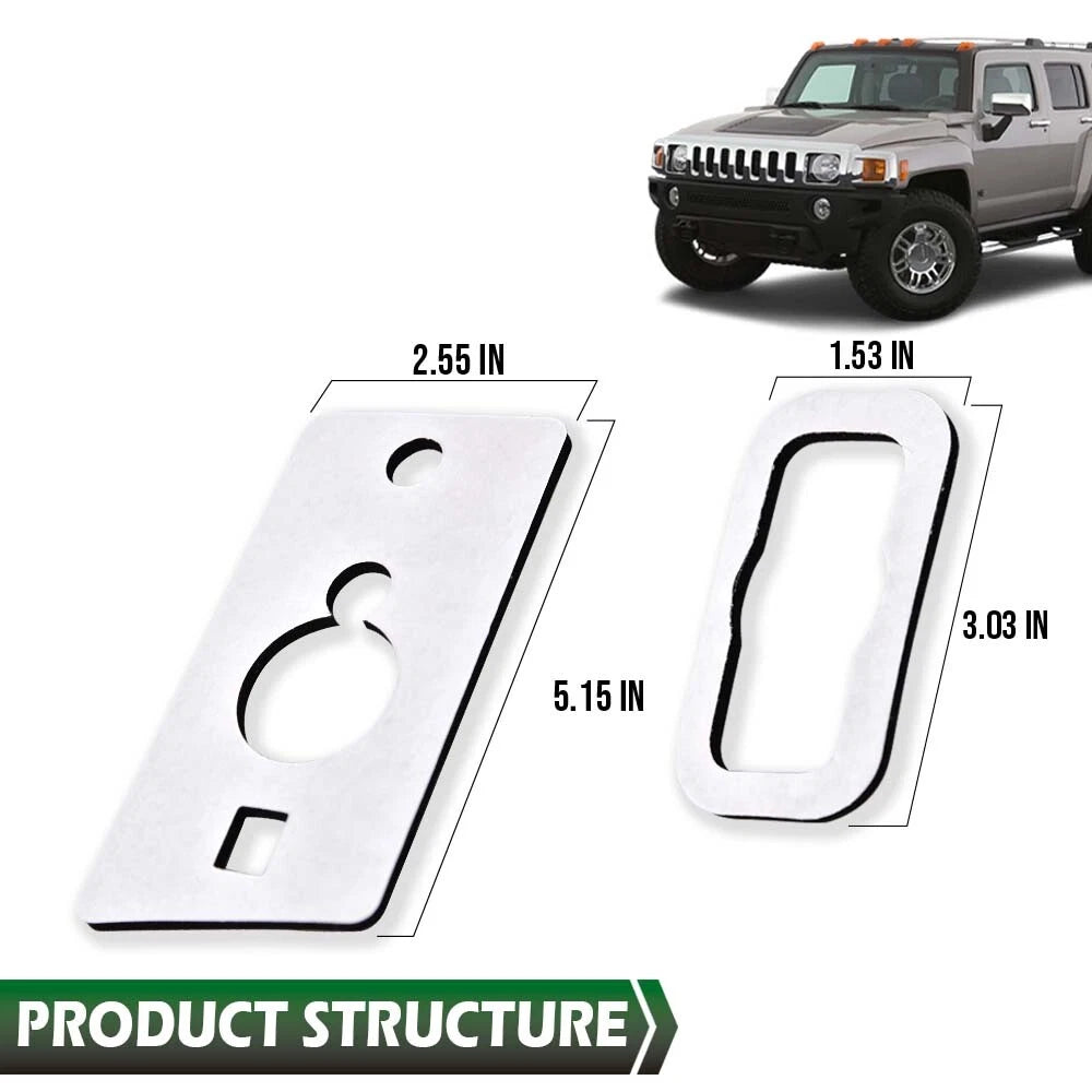 Set of 4 Cab Marker Roof Lights Gasket Seal for Hummer H2 (2003–2009)