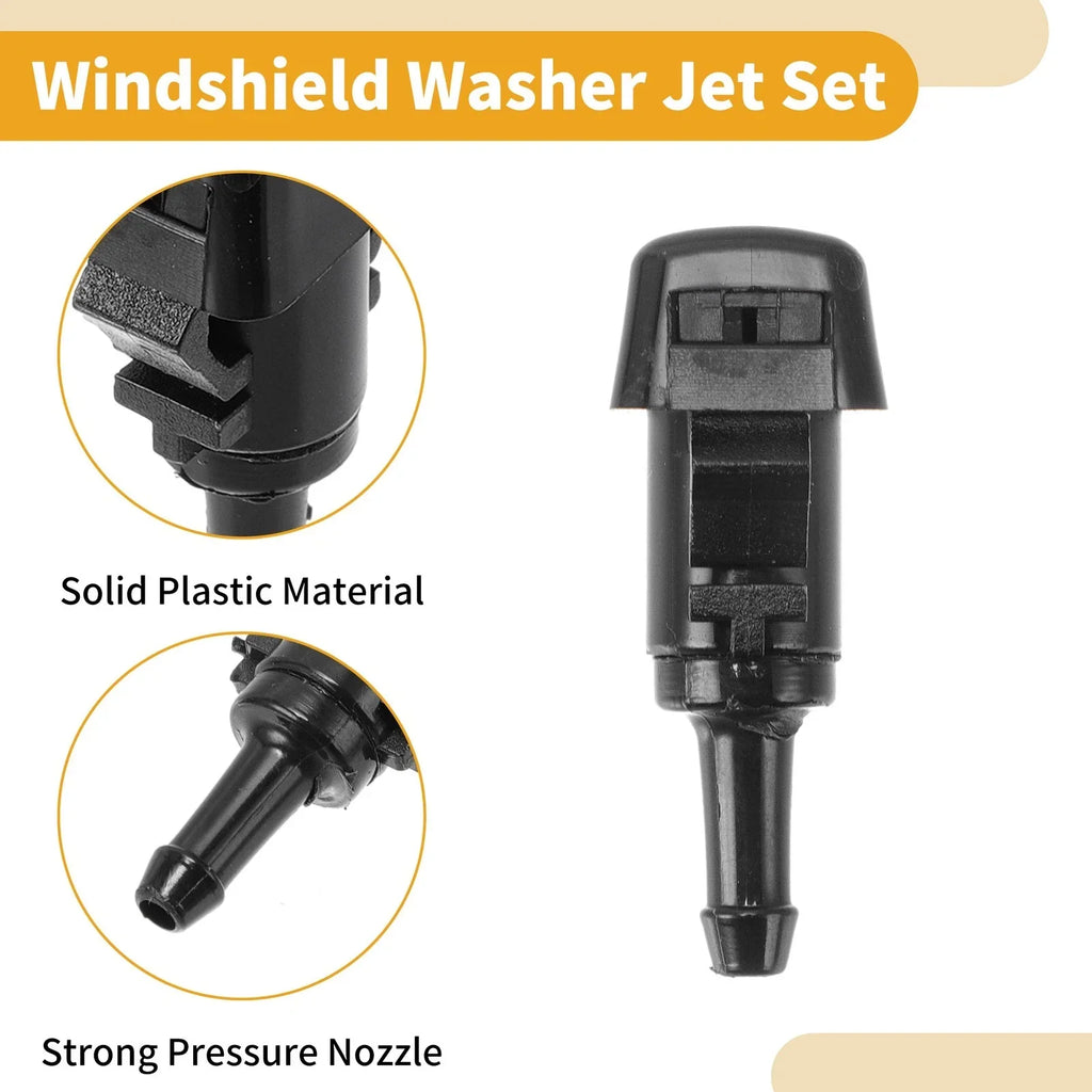 Windshield Washer Nozzle Kit 2 x for Chrysler 300 (2005-2010)