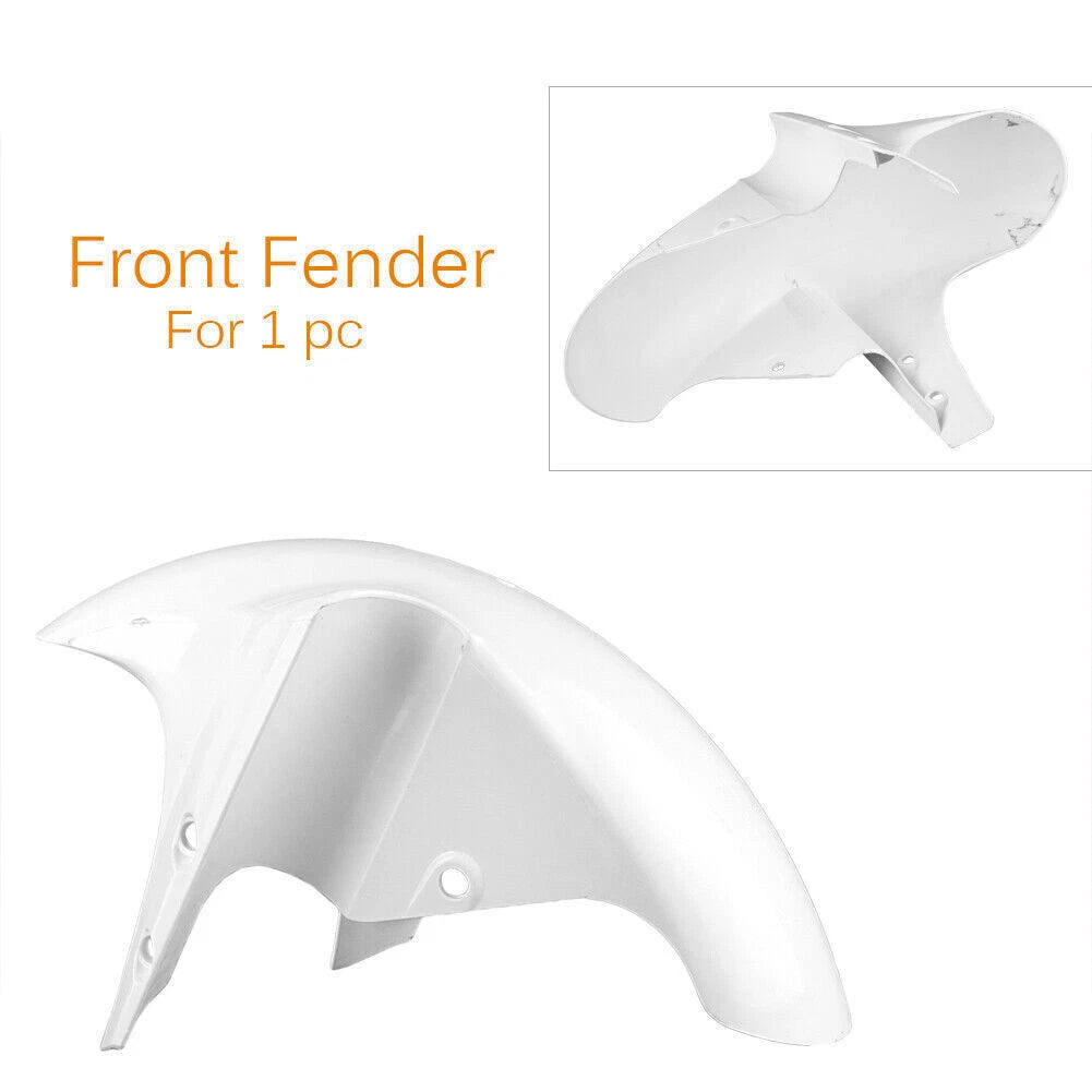 Unpainted Front Mudguard Fender Cowl Fairing for Yamaha YZF R1 (1998–2001)