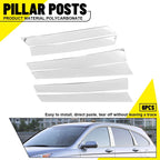 Set of 6 Chrome Pillar Post Trim for Honda CR-V (2007–2011)