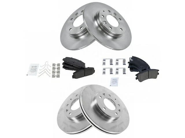 Front and Rear Brake Pad and Rotor Kit for Mazda 6 (2003–2005) BX368CK