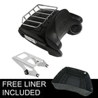Trunk Backrest Rack Light Speaker Mount for Harley Touring Street Glide (2014–2026)