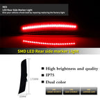 Smoked Rear Side Marker LED Lights for Chevrolet Camaro (2016–2023)