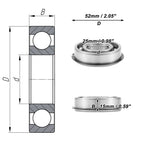 6205NR Deep Groove Ball Bearing for Scooter Skateboard Wheel (P0)