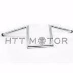 8" Rise 4" Pullback Ape-Hanger Z-Bars for Harley XL Sportster Dyna
