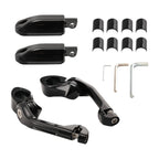 Adjustable Foot Pegs Mounts for Honda BMW Norton Triumph (1-1/4 Inch)