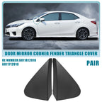 1 Pair Mirror Corner Fender Triangle Cover No. 6011812010 for Toyota Corolla (2014–2019)