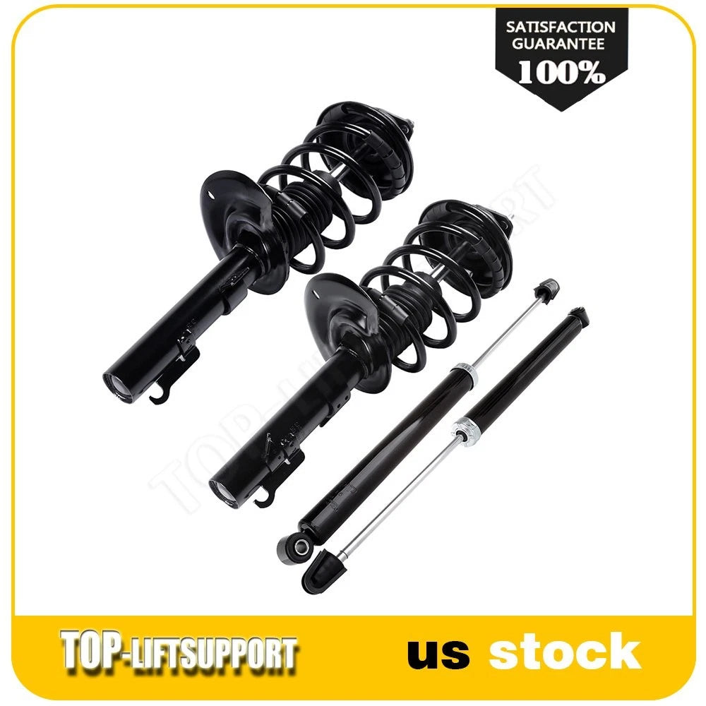 Set of 4 Complete Struts and Rear Shocks for Ford Focus (2006–2007)
