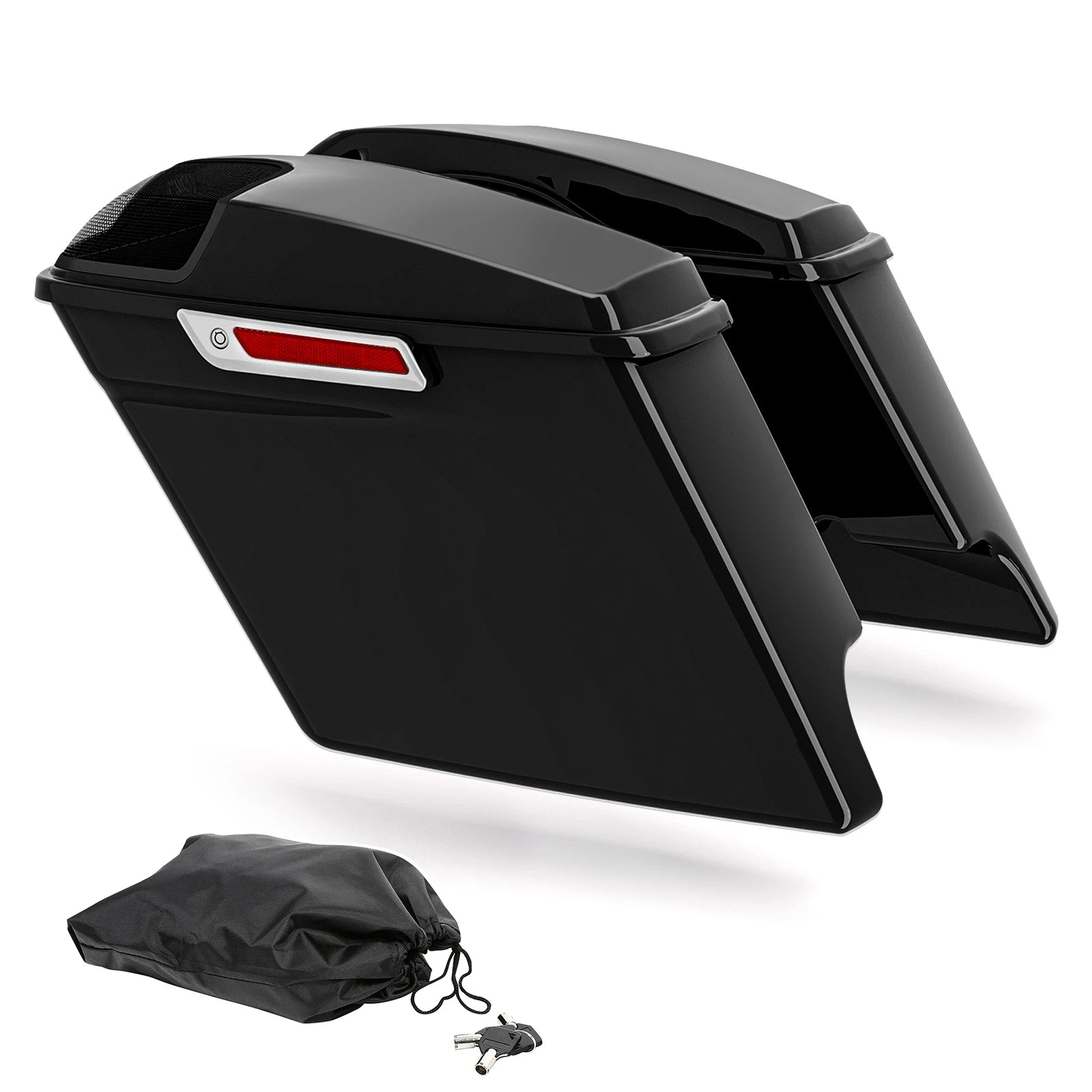 5x7'' Saddlebag Speaker Grill LED for Harley Road Glide (2014–2025)