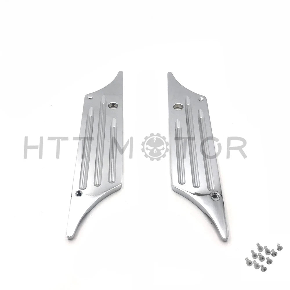 Chrome CNC Billet Hard Bag Latch Cover for Harley Touring (1993–2013)