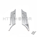 Chrome CNC Billet Hard Bag Latch Cover for Harley Touring (1993–2013)