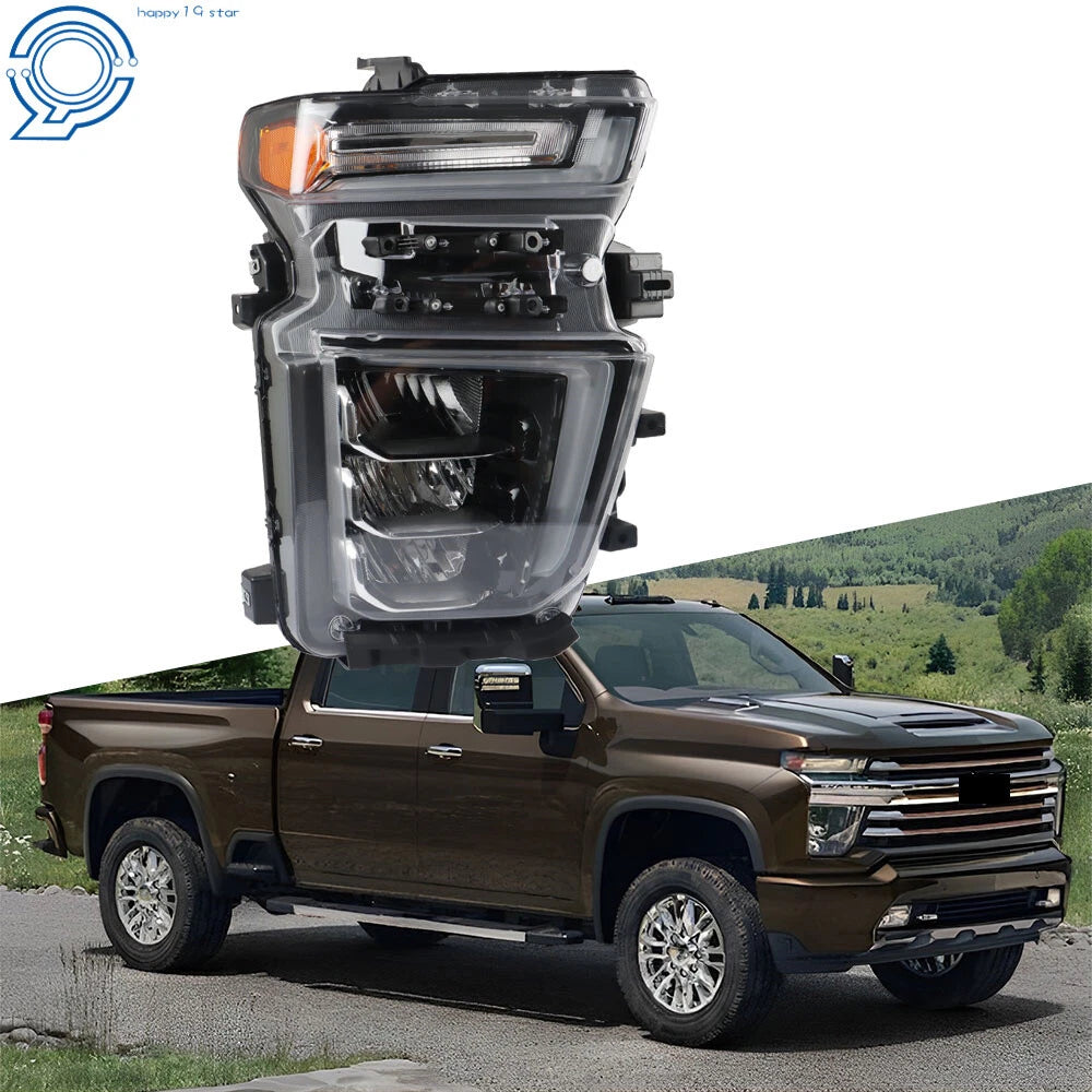 LED Headlight Assembly for Silverado 2500/3500HD (2020-2023) Right Side