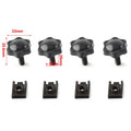 Set of 4 Saddlebag Lock Mounting Theft Deterrent Bolts for Harley FLHT
