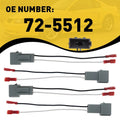 4x Speaker Wire Adapter Harness Connector for Ford F-250/350/450/550 (1997–1998)