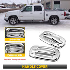 2X Chrome Door Handle for Chevy Silverado (1999–2006) Front Left & Right