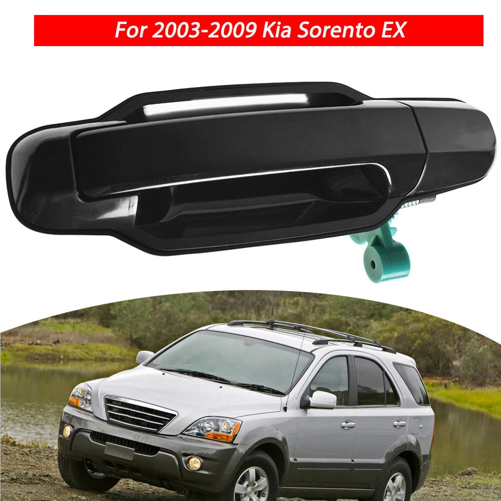 Exterior Door Handle for Kia Sorento (2003–2009) Rear Passenger Black