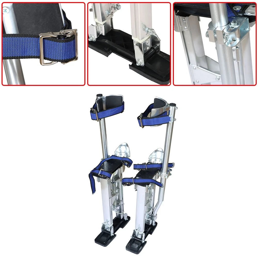 Adjustable Aluminum Alloy Drywall Stilts for Painters (18"-30")
