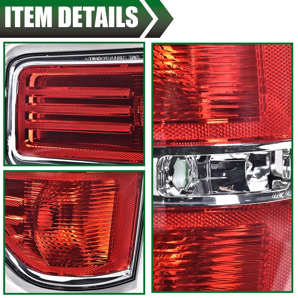 Left Driver Side Tail Light for Ford F150 (2009–2014)