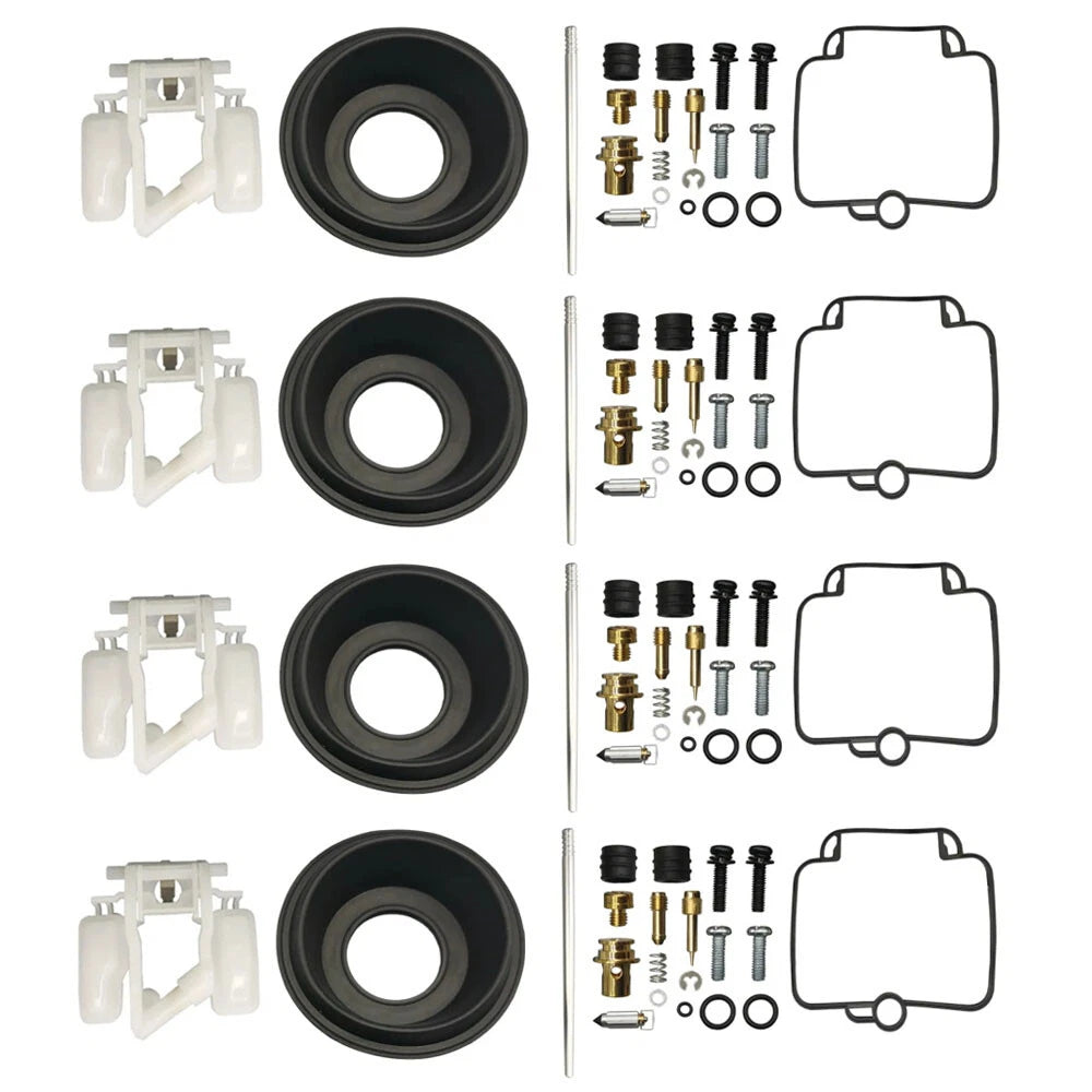 4X Carburetor Kit Float Ring Needle Gasket for Suzuki GSX600F GSX600 (1990–1996)