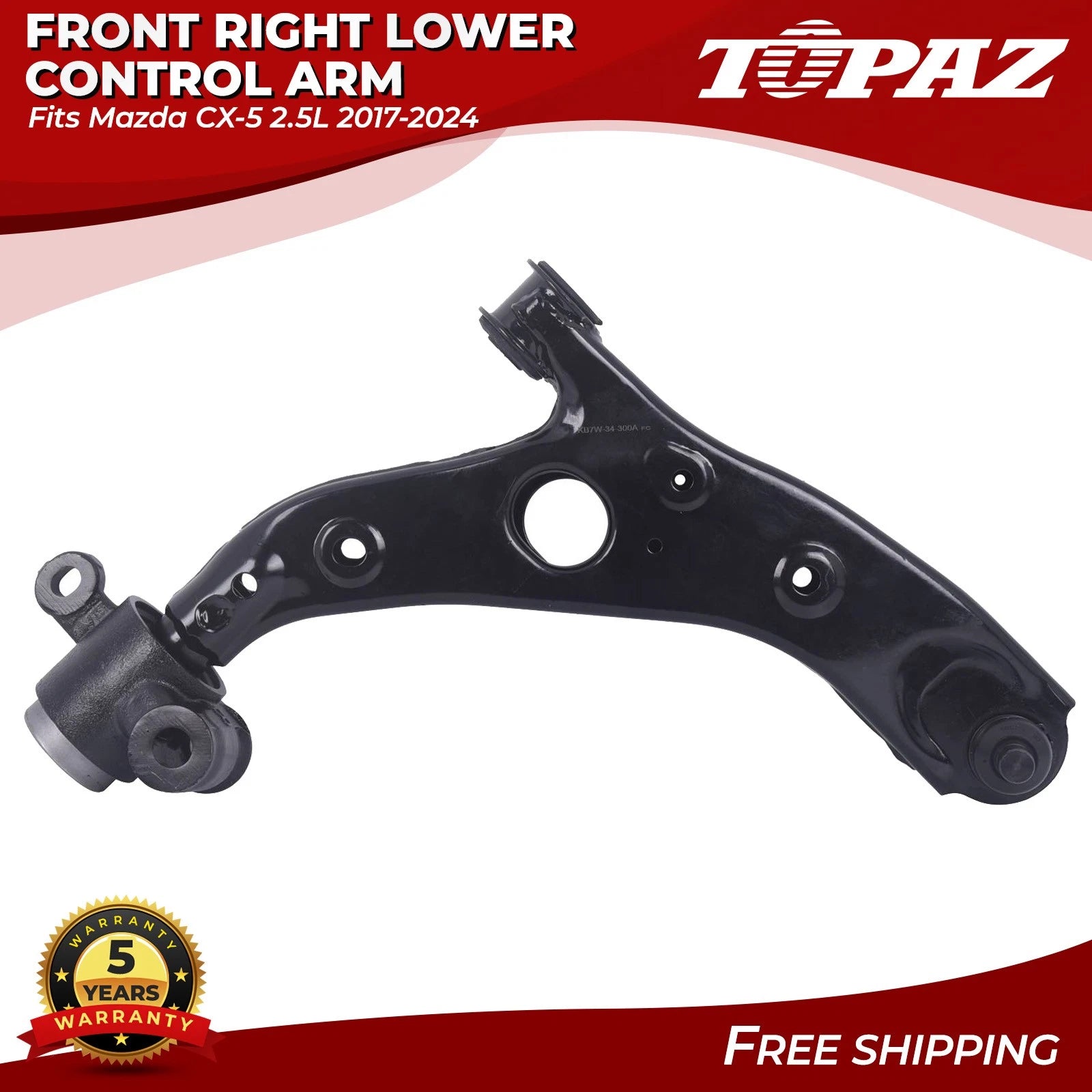 Front Right Lower Control Arm with Ball Joint for Mazda CX-5 (2017–2024)