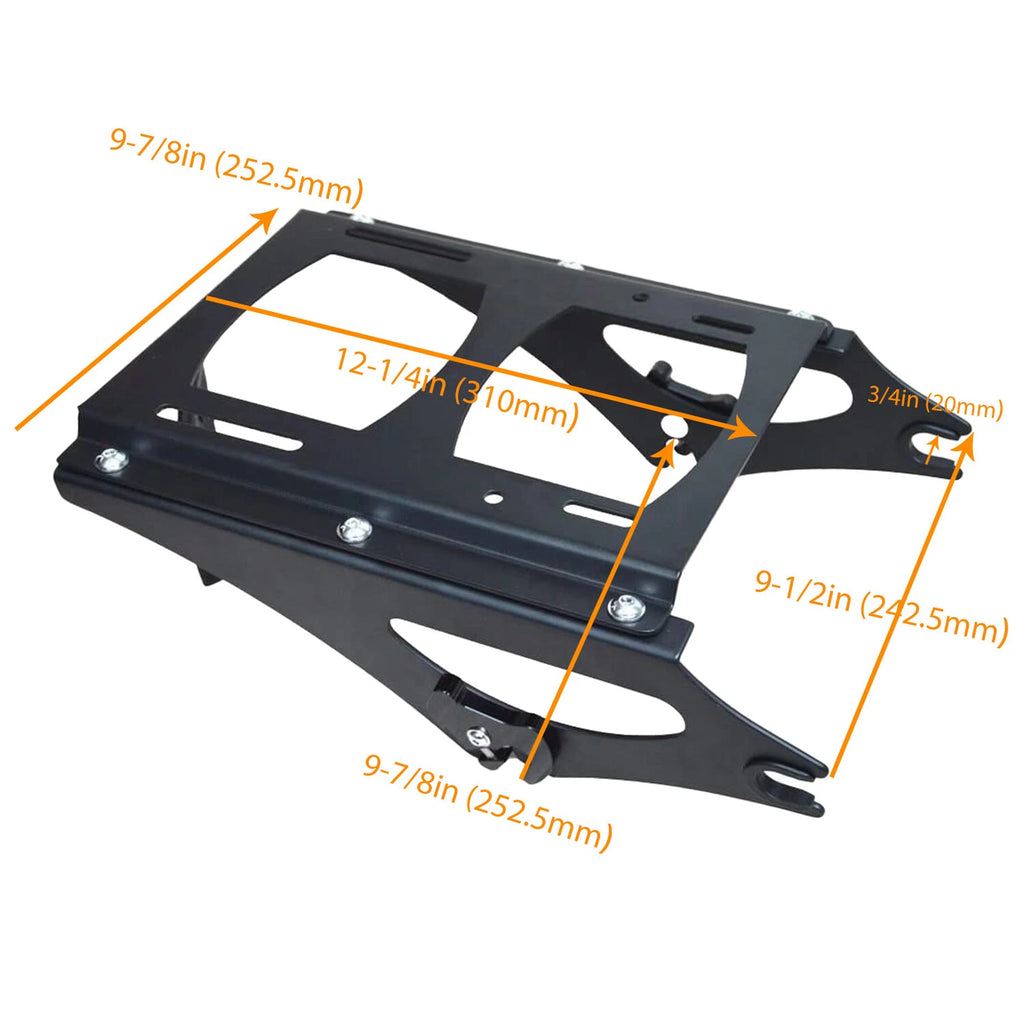 Detachable Moto Trunk Mount Rack for Harley Touring (2009–2013)