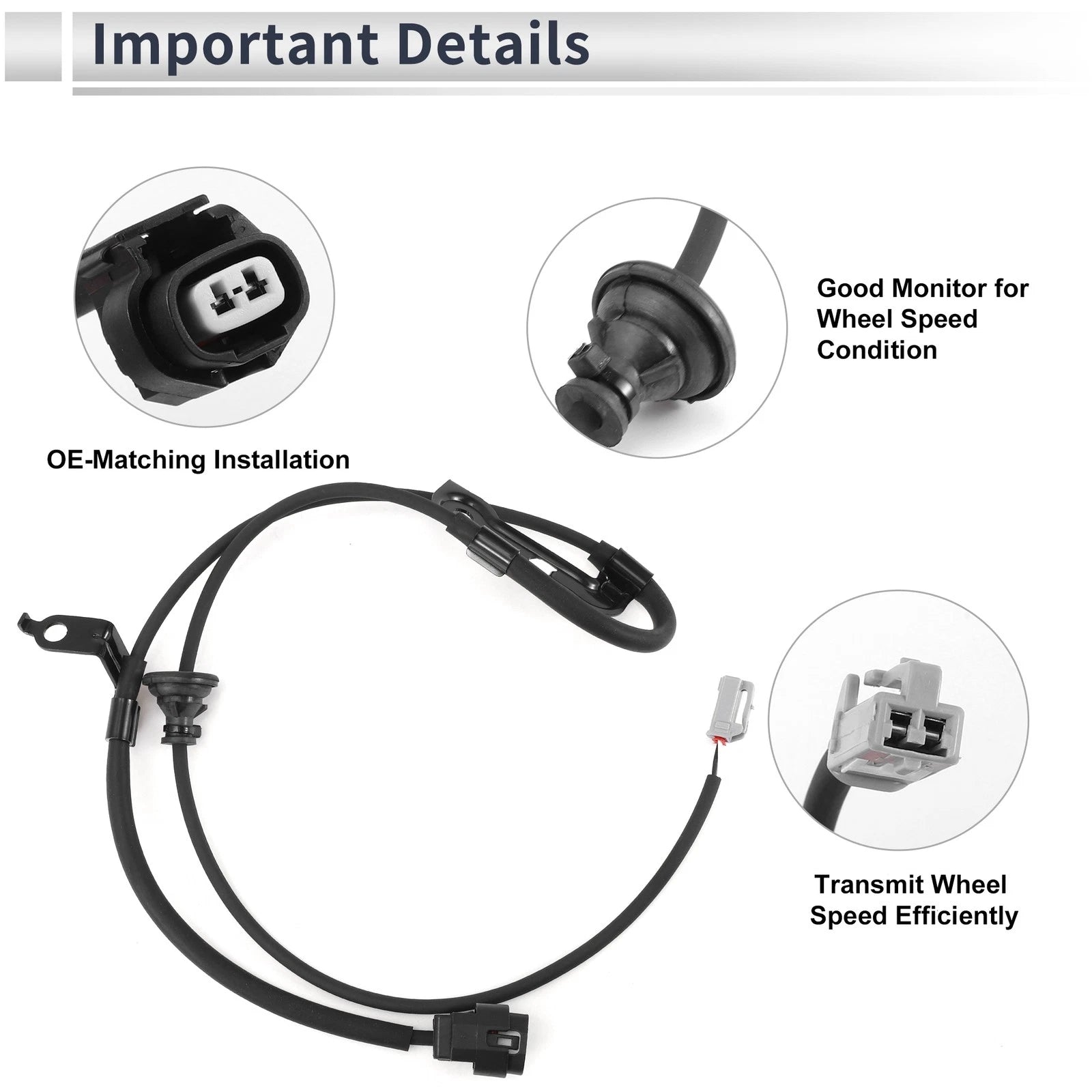 ABS Wheel Speed Sensor No. 8951606140 for Toyota Camry (2007–2009)