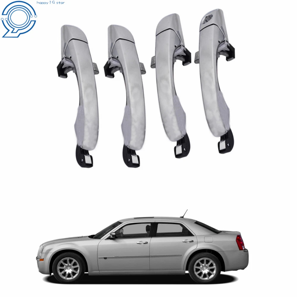 Set of 2 Outer Door Handles for Chrysler 300C Dodge Magnum (2005–2010)