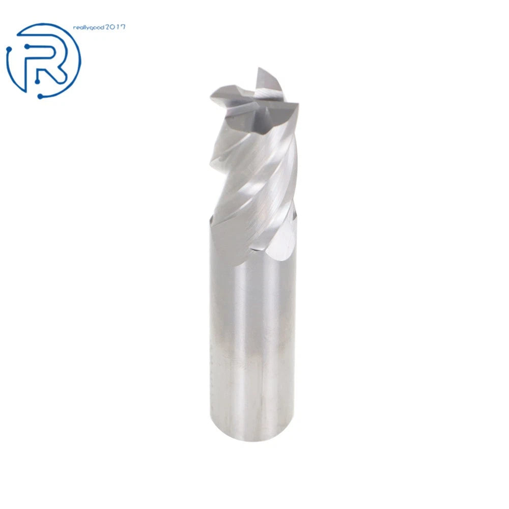 Set of 4 Carbide End Mills 5/8" for Precision Cutting