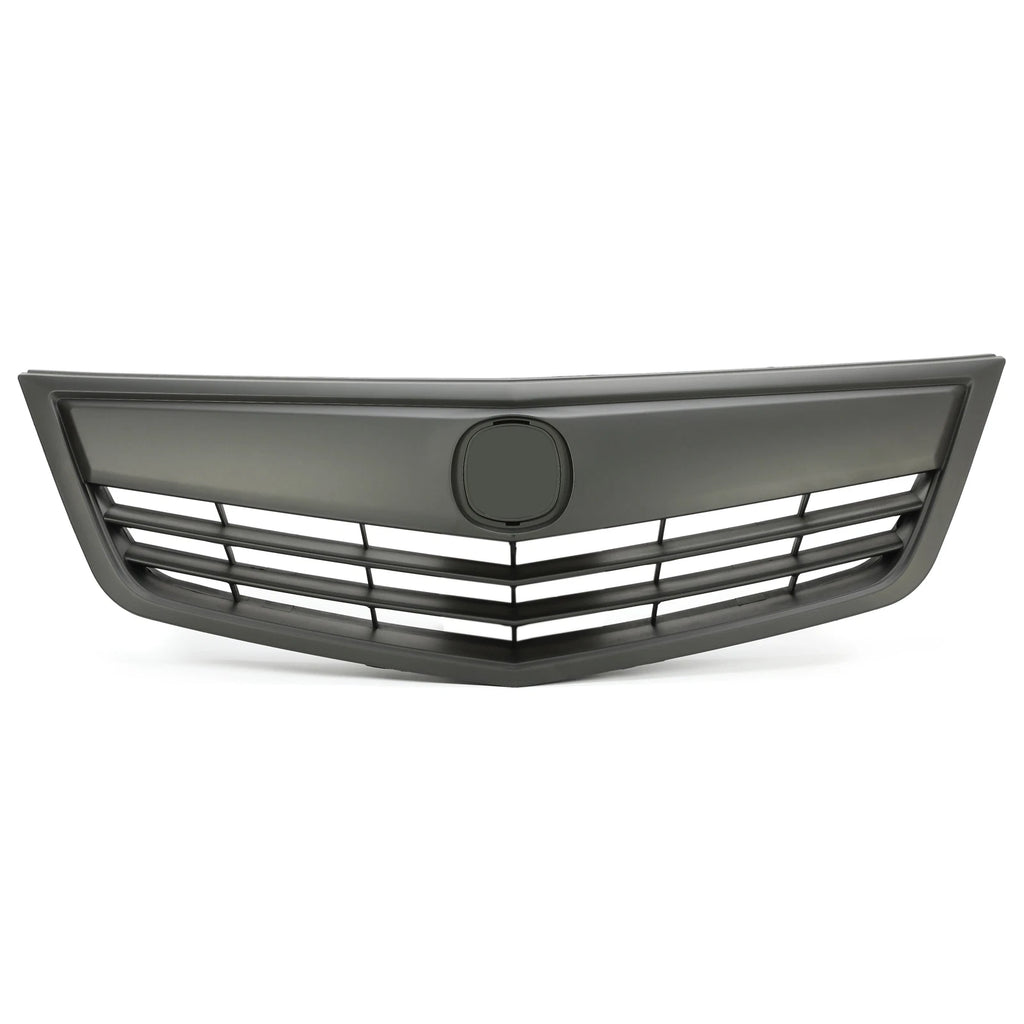 Front Bumper Upper Mesh Grille Trim for Acura TSX (2011–2014) Matte Black